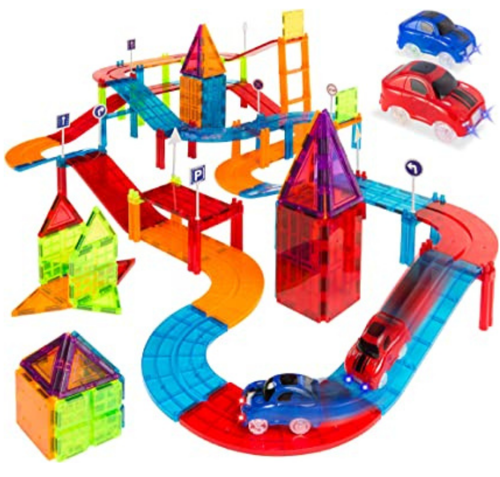 Magnetic Blocks Race Tracks